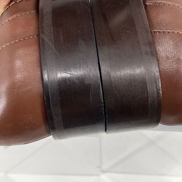 New Aquatalia Fantina Weatherproof Side Zip Leather Bootie Brown 6.5 - Picture 14 of 16